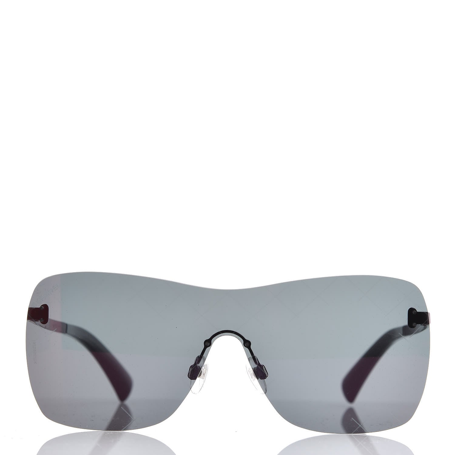 Chanel Shield Runway Sunglasses 4215 Burgundy 2 of 9