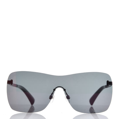 Chanel Shield Runway Sunglasses 4215 Burgundy 2 of 9