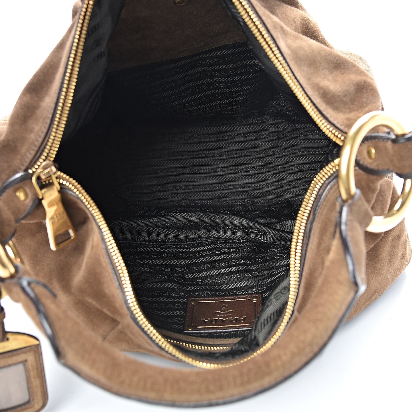 Scamosciato Suede Hobo Brown