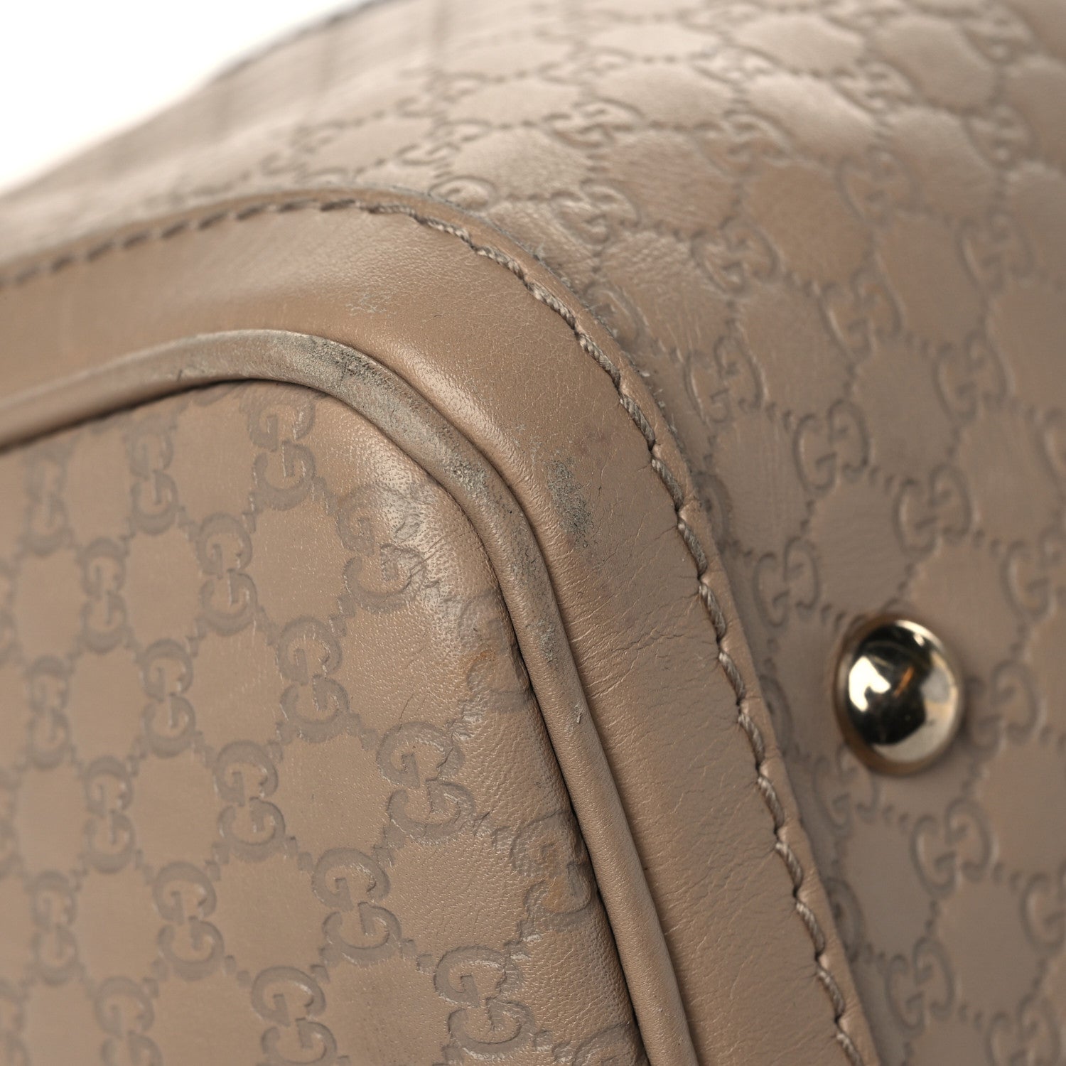 Gucci Guccissima Medium Joy Boston Beige 13 of 14