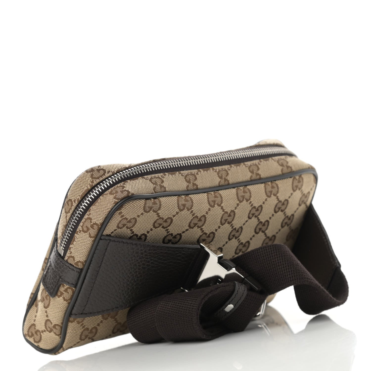 Gucci Monogram Belt Bag Dark Brown 3 of 12