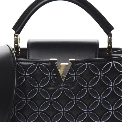 Louis Vuitton Tufted Lambskin Capucines BB Black 8 of 8