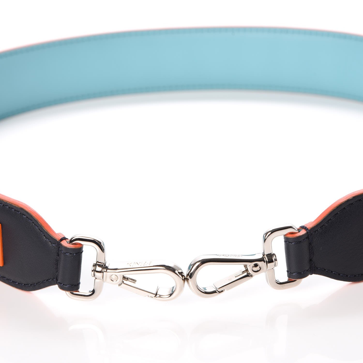Fendi Calfskin Studded Strap You Navy Multicolor 5 of 8