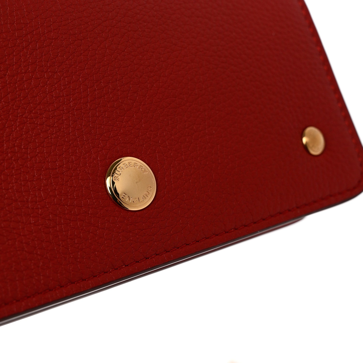 Burberry Marais Calfskin Rowe Continental Wallet Dark Carmine 9 of 10