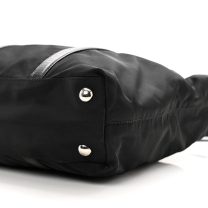 Prada Tessuto Nylon Saffiano Tote Black 9 of 9