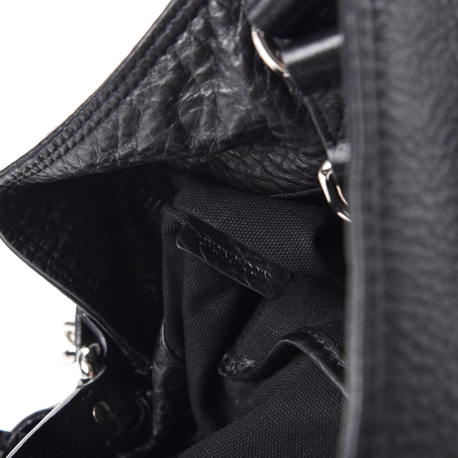 Burberry Calfskin Studded Medium Susanna Hobo Black 8 of 8