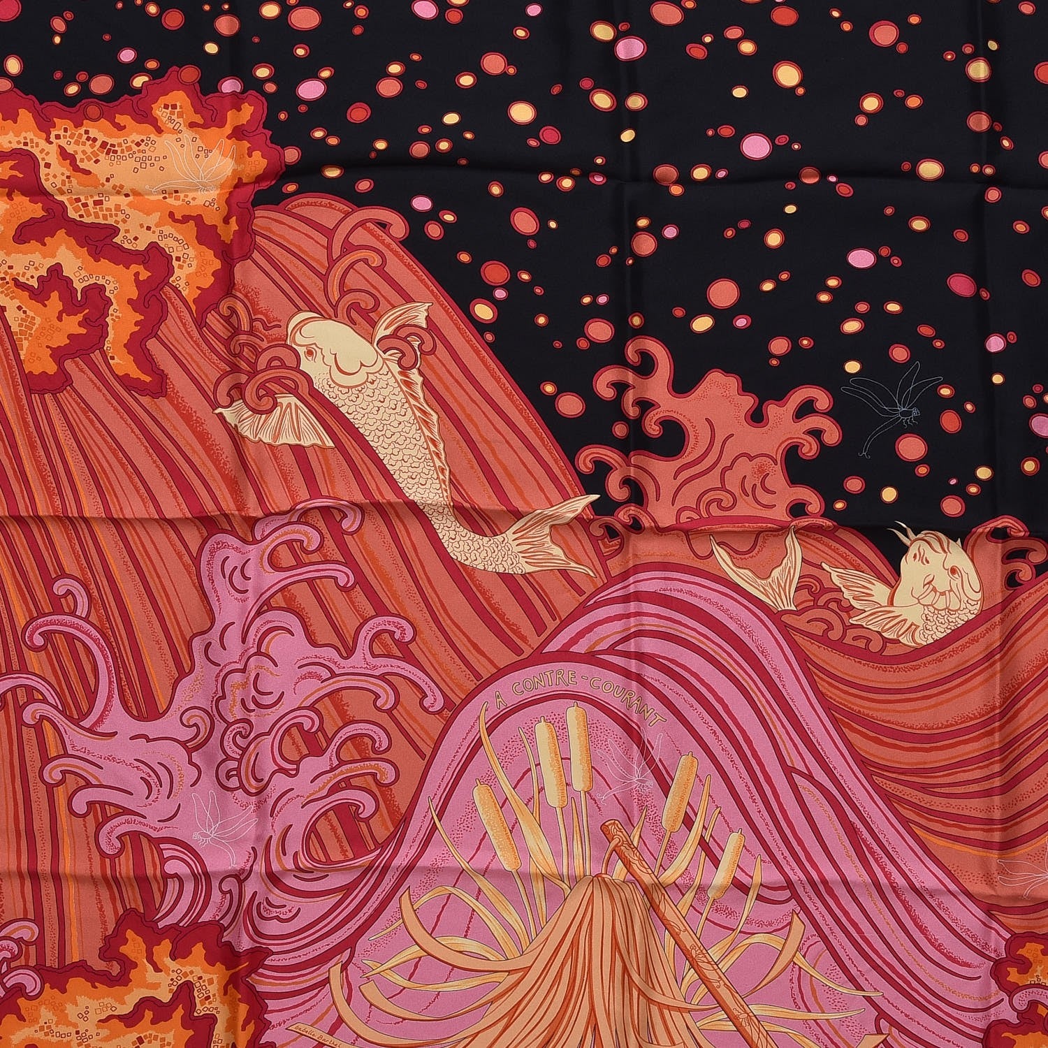 Hermes Silk A Contres Courant Scarf 90 3 of 9