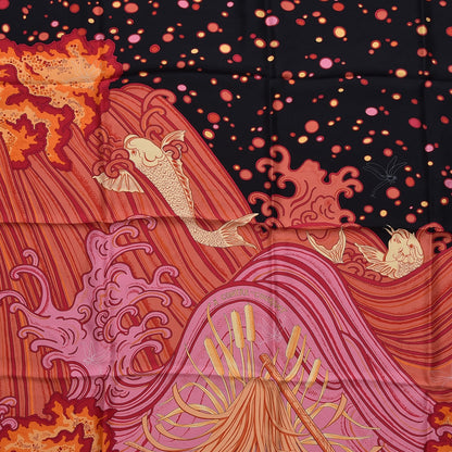 Hermes Silk A Contres Courant Scarf 90 3 of 9