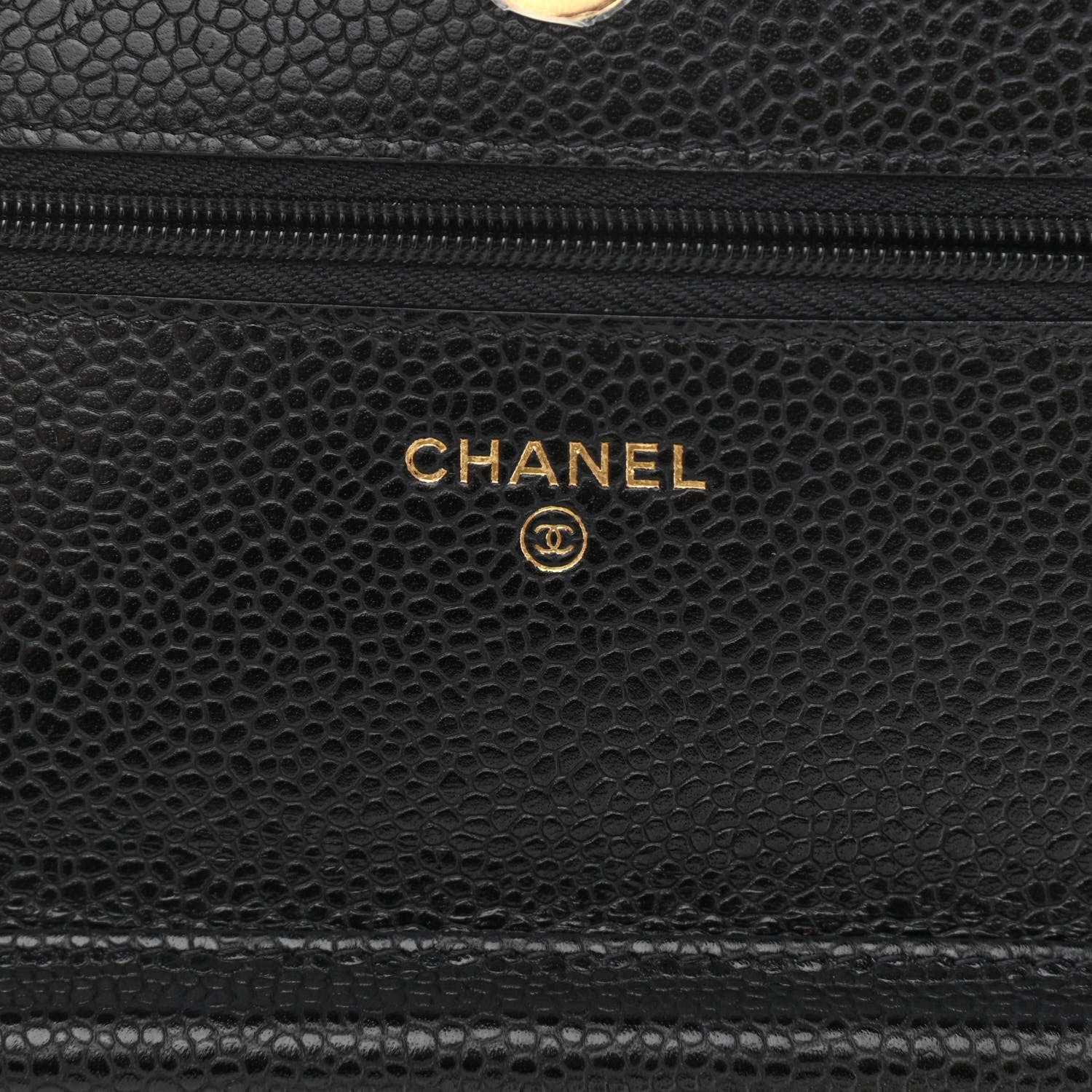 Chanel Caviar Quilted Wallet On Chain WOC Black 6 of 10