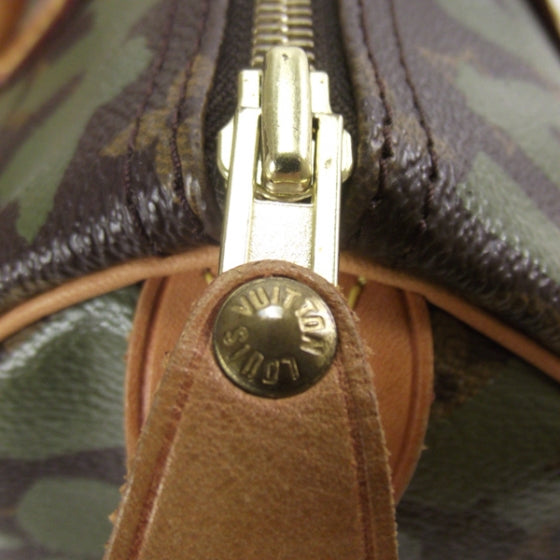 Louis Vuitton Monogram Graffiti Speedy 30 Kaki 9 of 12