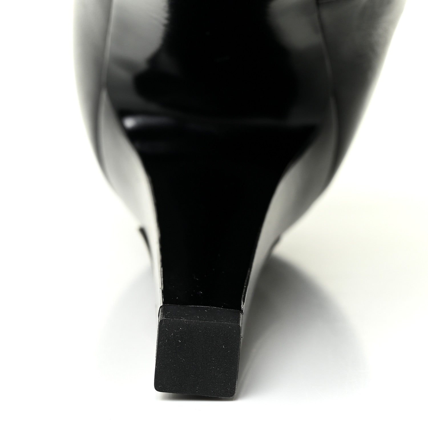 Chanel Lambskin Booties 37.5 Black 9 of 14