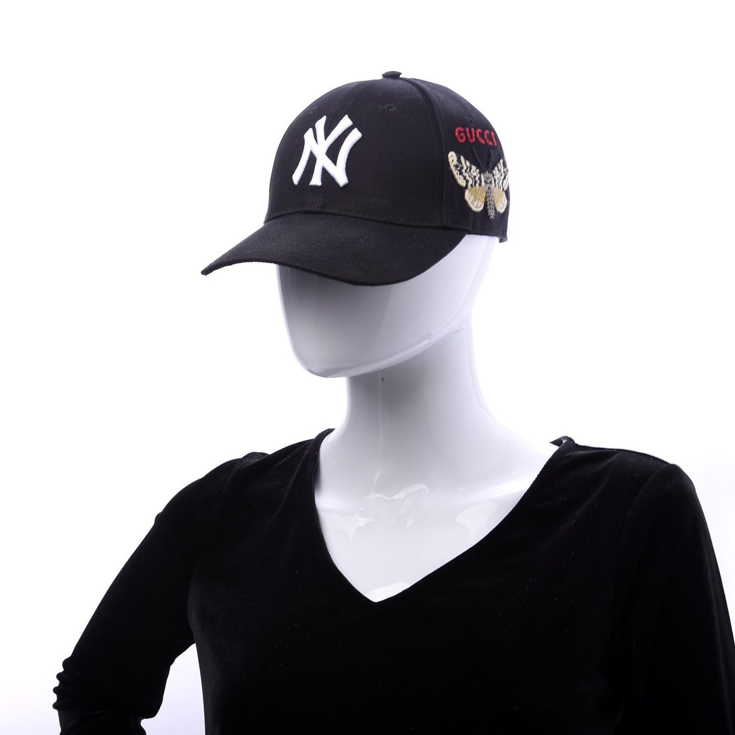 X MLB Cotton NY Yankees Baseball Hat 57-61 Black