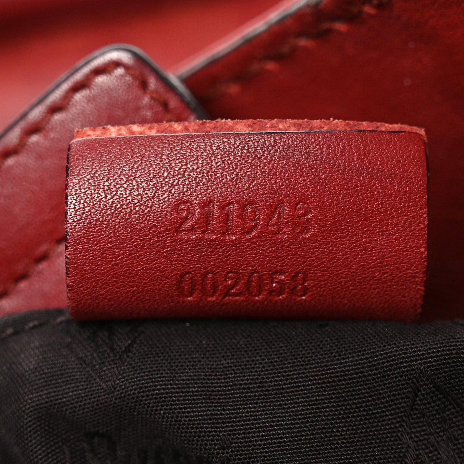 Gucci Guccissima Large Sukey Tote Red 12 of 18