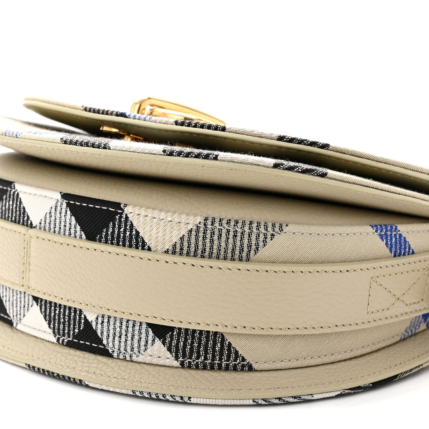 Jacquard Check Small Rocking Horse Crossbody Lichen