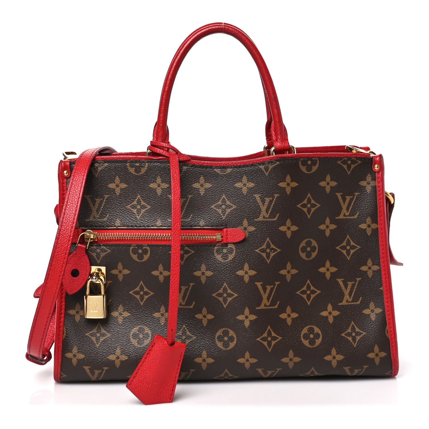 Louis Vuitton Monogram Popincourt PM Red 1 of 11
