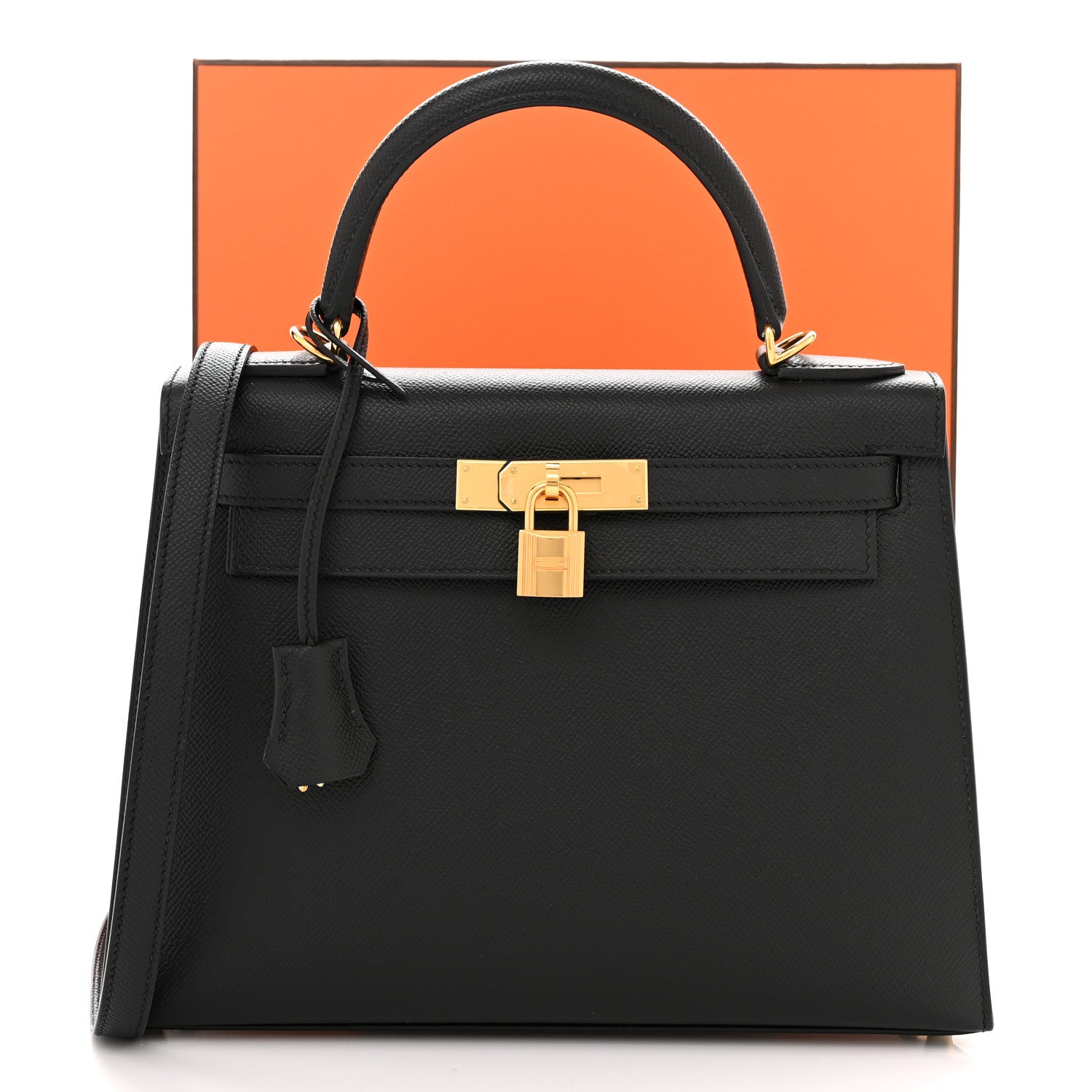 Hermes Epsom Kelly Sellier 28 Black 11 of 11