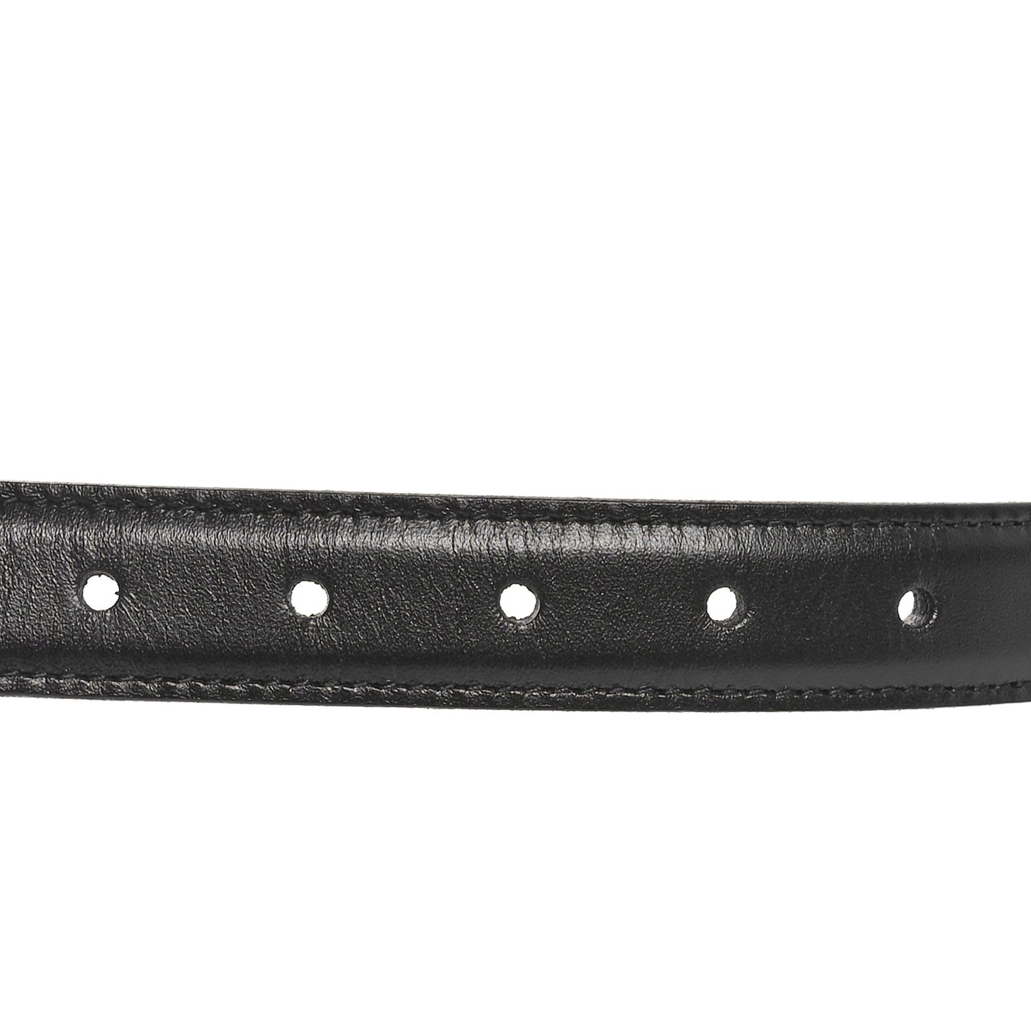 Smooth Calfskin 20mm Cintura Belt 80 32  Black