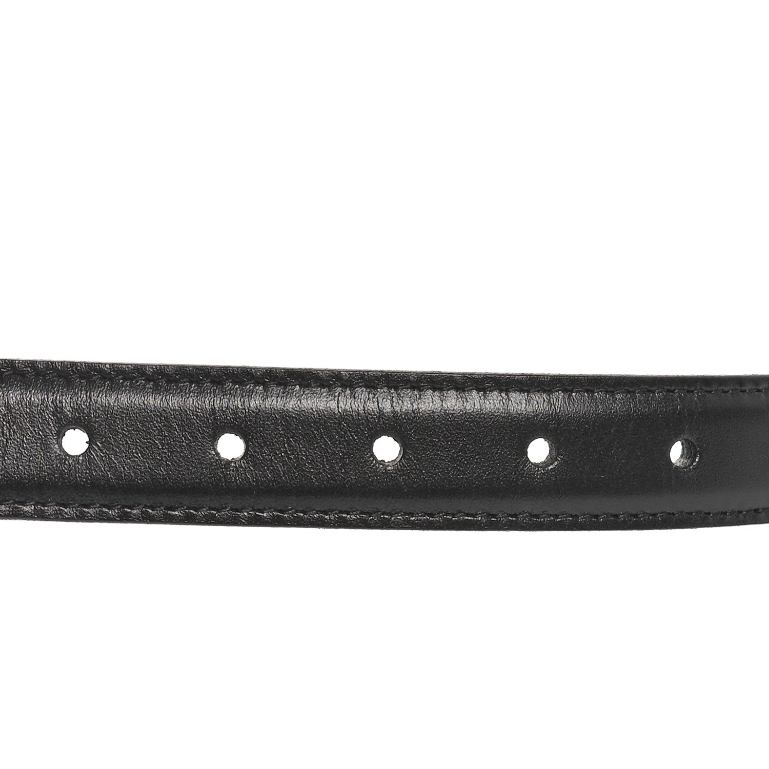 Saint Laurent Smooth Calfskin 20mm Cintura Belt 80 32  Black 6 of 6
