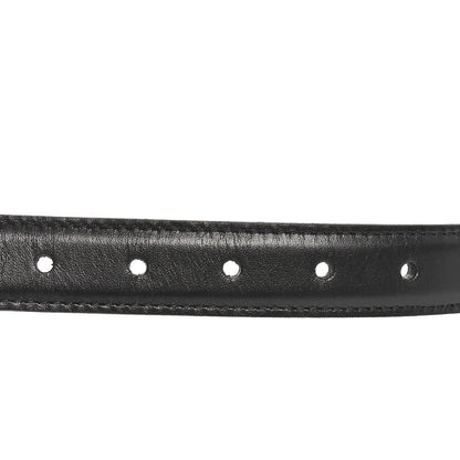 Saint Laurent Smooth Calfskin 20mm Cintura Belt 80 32  Black 6 of 6