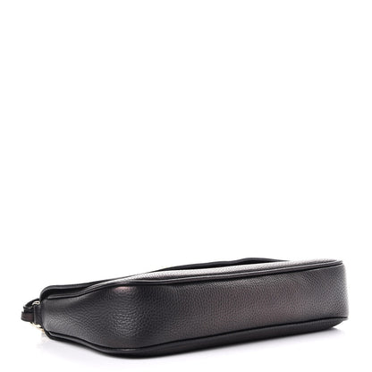 Gucci Pebbled Calfskin Medium Soho Flap Crossbody Black 4 of 7