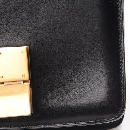 Celine Box Calfskin Small Classic Box Flap Bag Black 12 of 14
