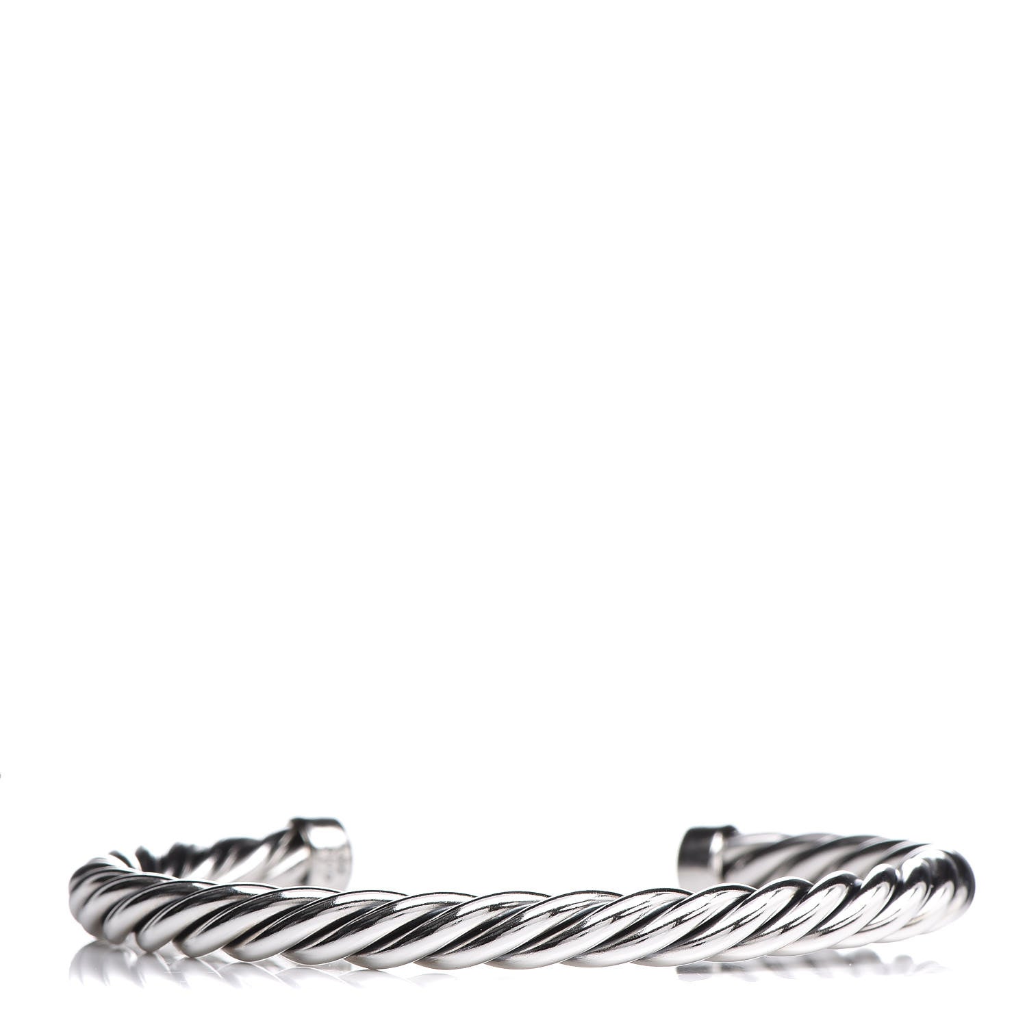 David Yurman Sterling Silver Black Onyx Cable Classics Bracelet 1 of 4