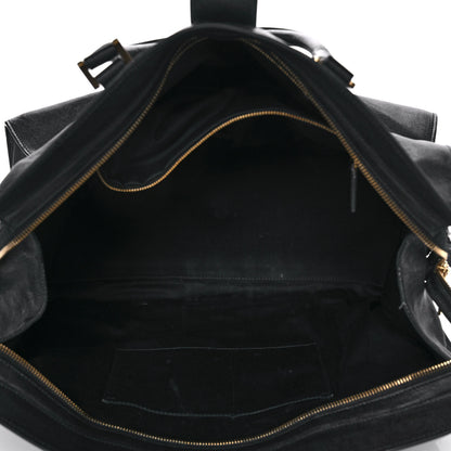 Saint Laurent Sheepskin Large Cabas ChYc Black 5 of 14