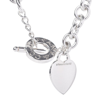 Tiffany Sterling Silver Heart Tag Toggle Necklace 4 of 4