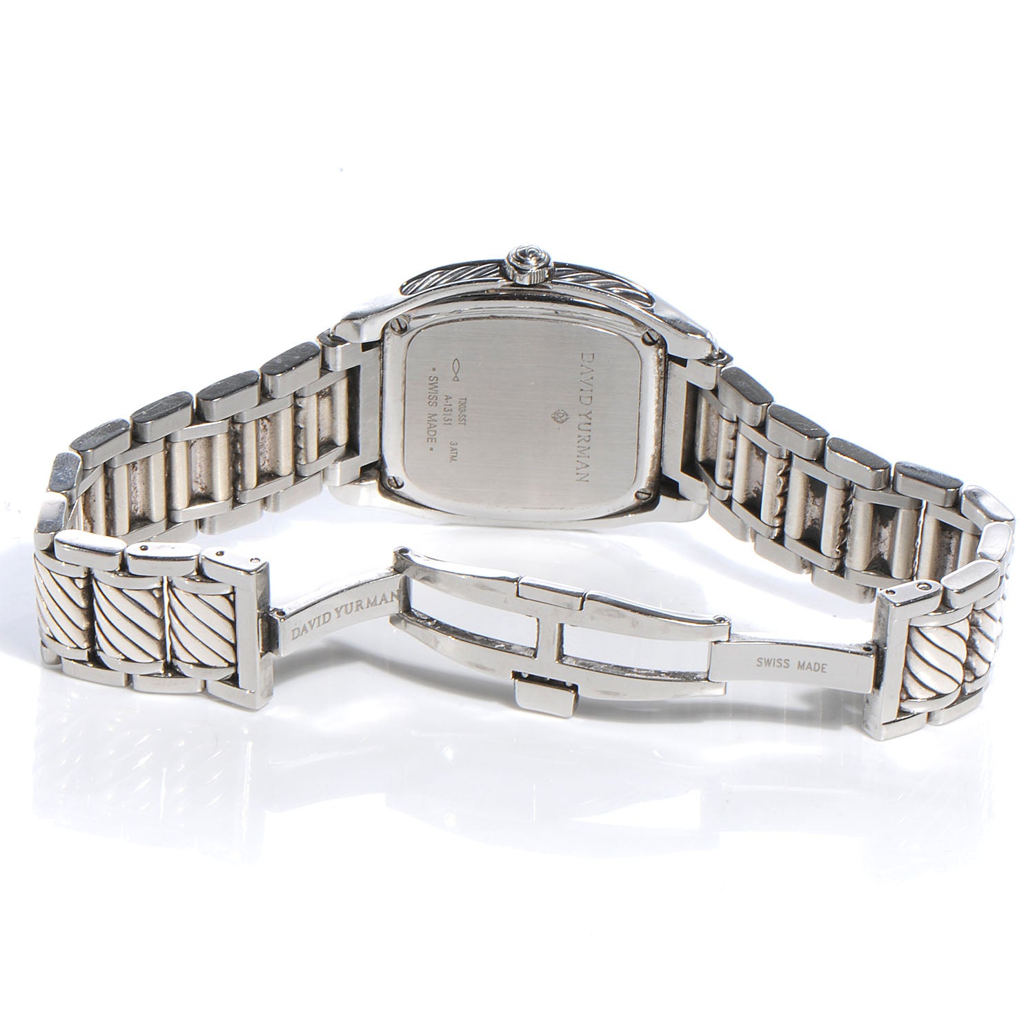 David Yurman Stainless Steel Diamond 32mm Thoroughbred Quartz Watch 4 of 6