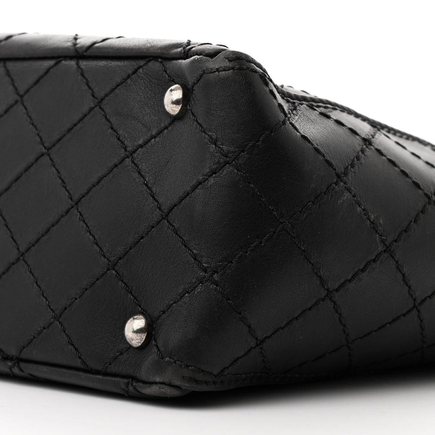 Calfskin CC Pocket Hobo Black