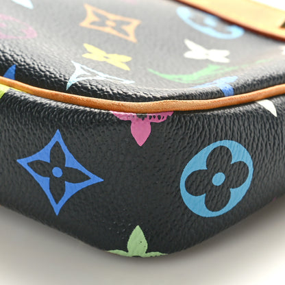 Louis Vuitton Monogram Multicolor Pochette Accessories Black 9 of 9