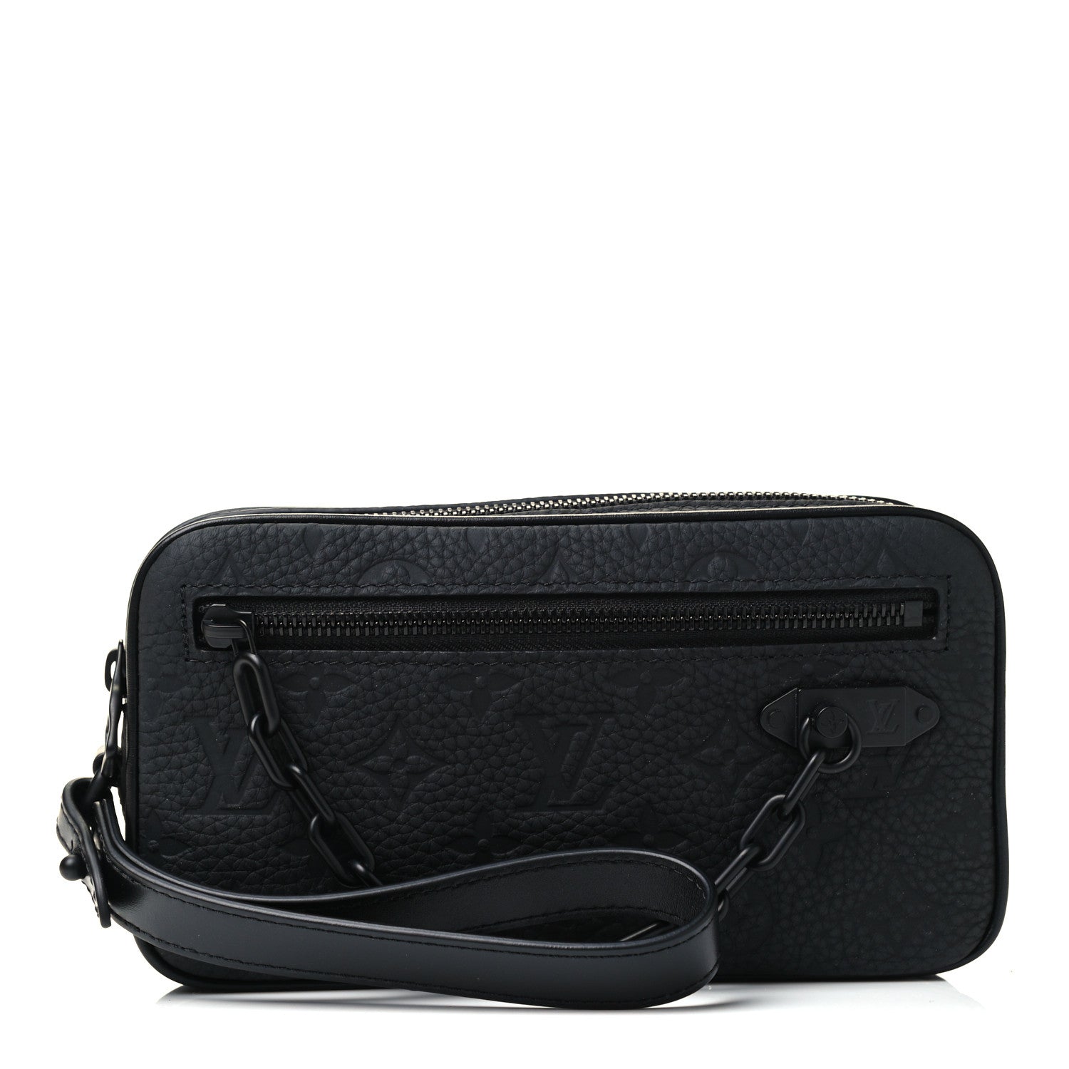 Louis Vuitton Taurillon Monogram Pochette Volga Black 1 of 4