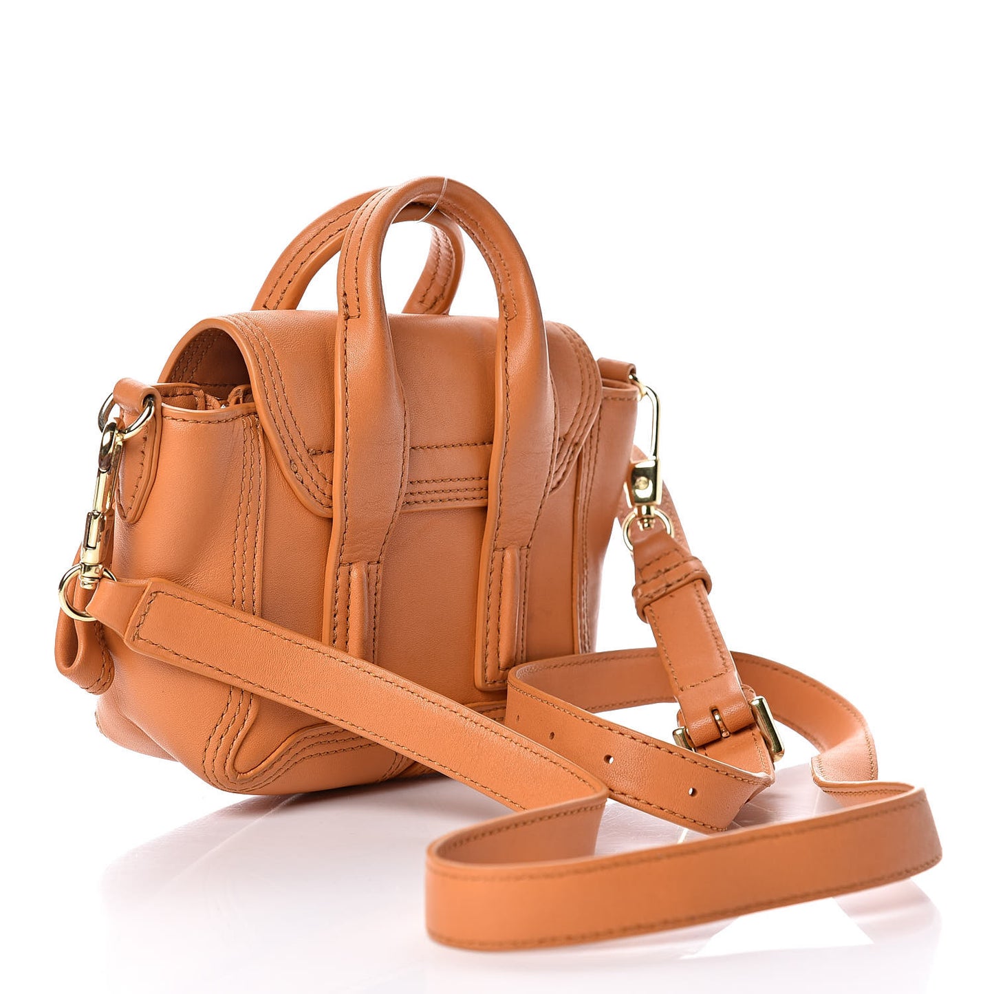 3.1 Smooth Calfskin Nano Pashli Satchel Saffron