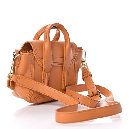 3.1 Phillip Lim 3.1 Smooth Calfskin Nano Pashli Satchel Saffron 3 of 17