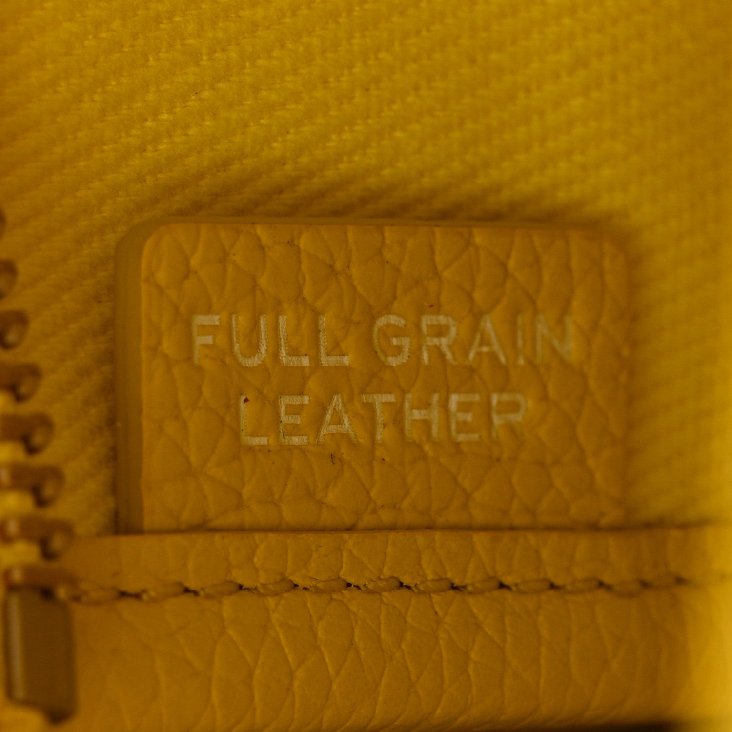 Marc Jacobs Grained Calfskin Small The Tote Bag Yellow 7 of 13