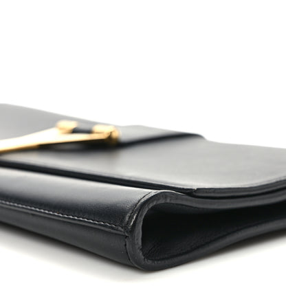 Saint Laurent Calfskin Classic Y Ligne Clutch Black 7 of 12
