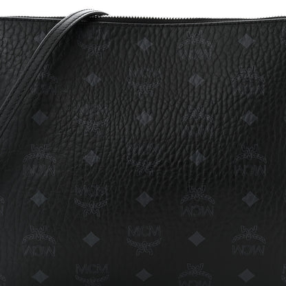 MCM Visetos Medium Crossbody Pouch Black 8 of 10