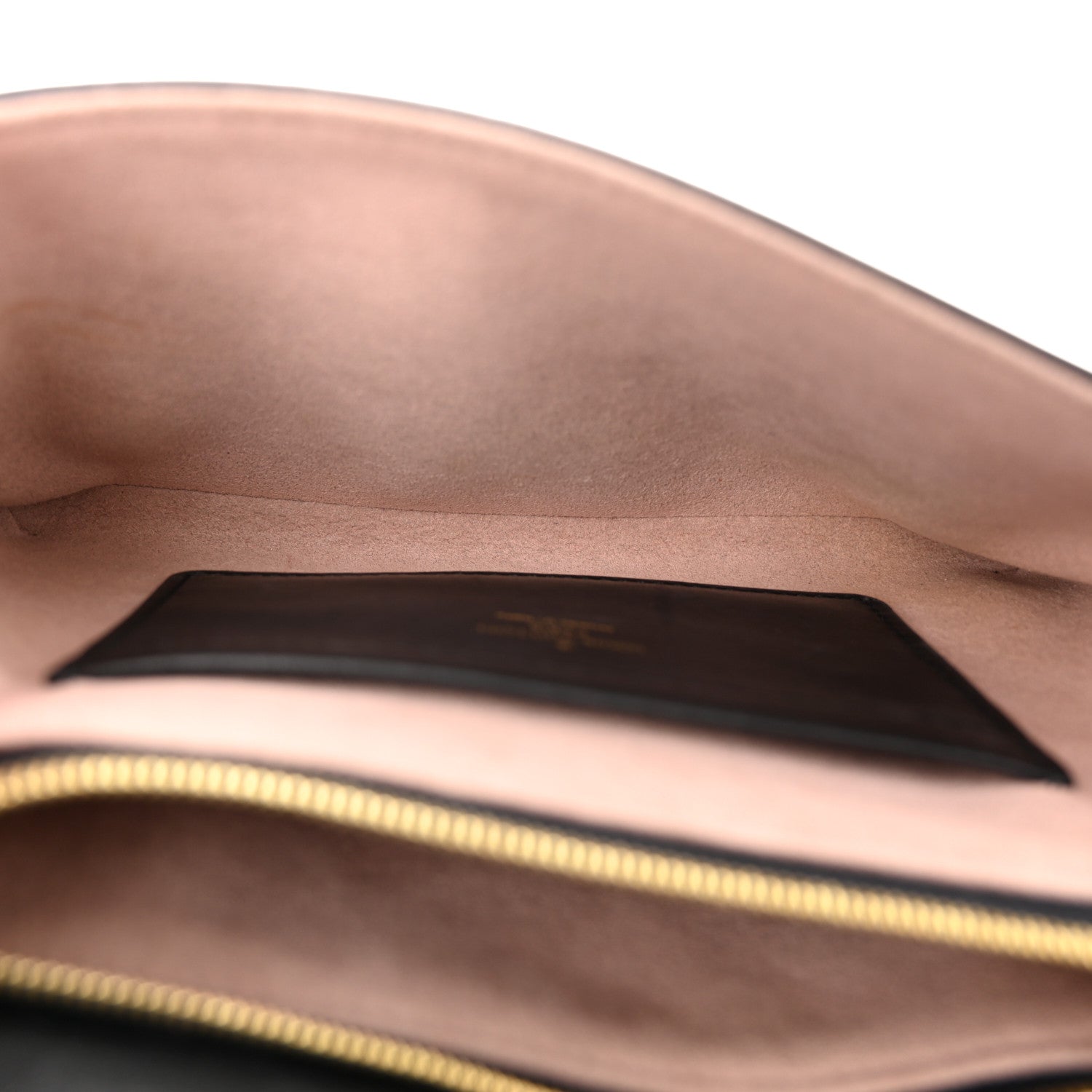 Louis Vuitton Lambskin Embossed Monogram Pochette Coussin Black 5 of 12