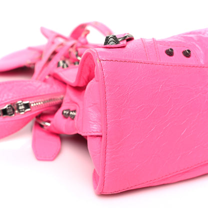 Balenciaga Agneau Arena Neo Cagole Handbag XS Fluo Pink 9 of 14