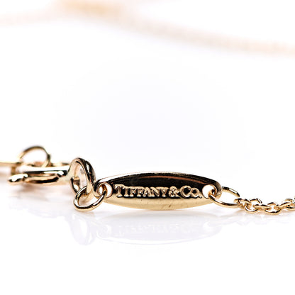 Tiffany 18K Yellow Gold Diamond .12ct Elsa Peretti Diamonds by the Yard Pendant Necklace 4 of 6