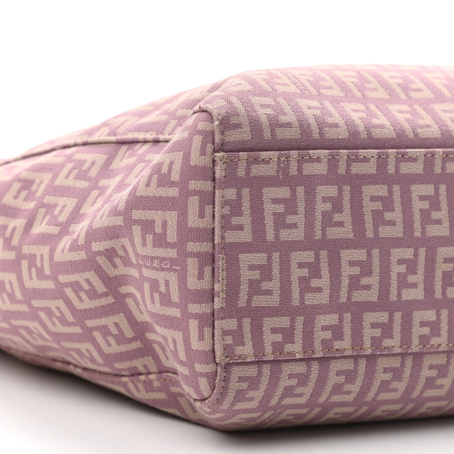 Fendi Zucchino Cuoio Shopping Tote Lilla 9 of 15