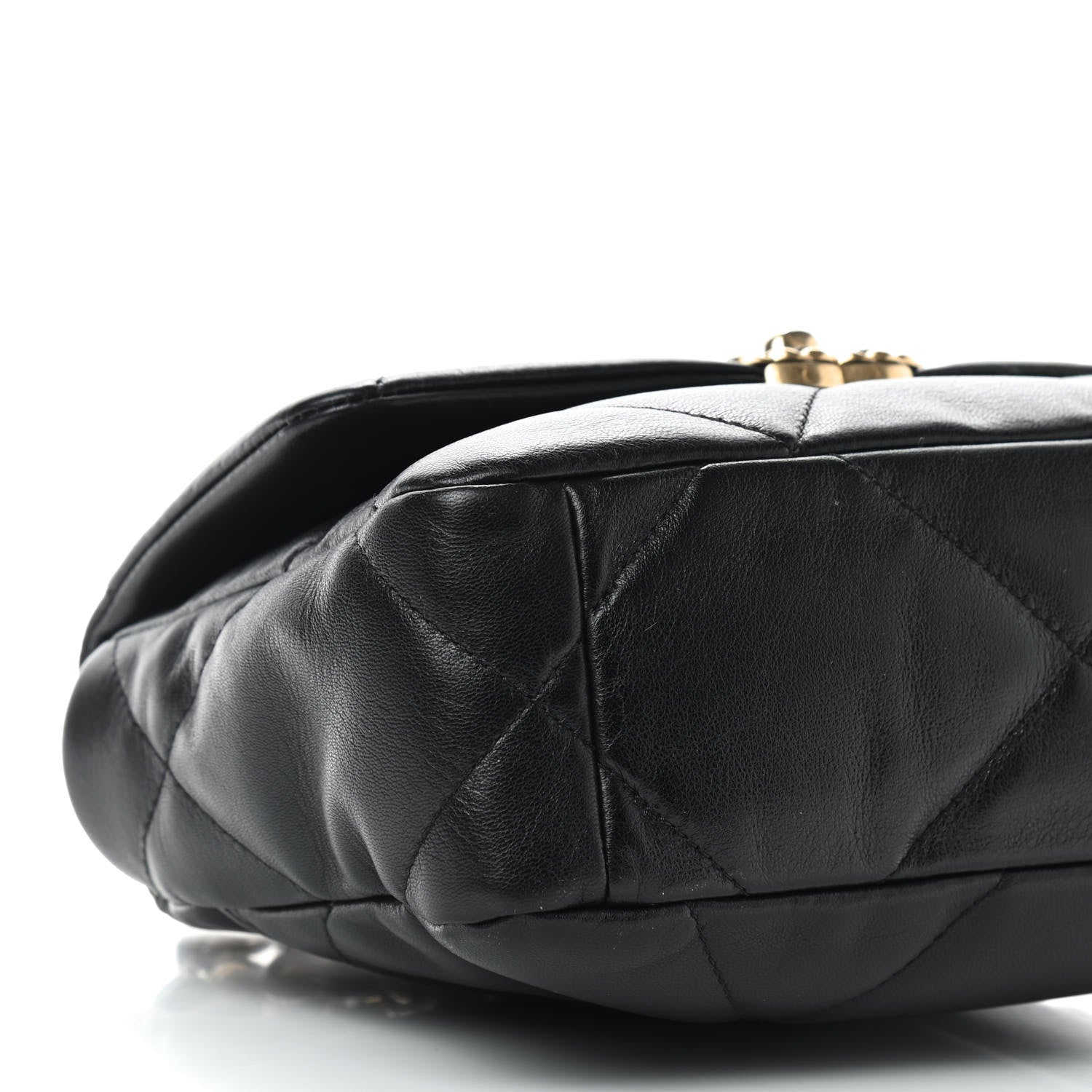 Chanel Lambskin Quilted Medium Chanel 19 Flap Black 6 of 9