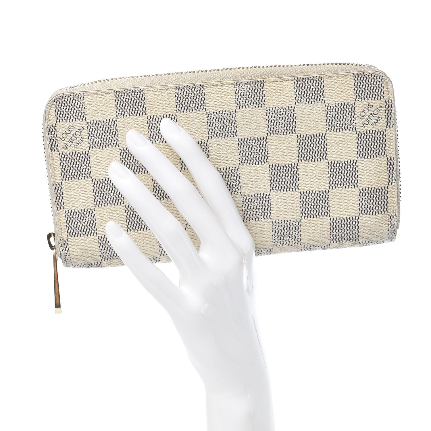 Louis Vuitton Damier Azur Zippy Wallet 2 of 17