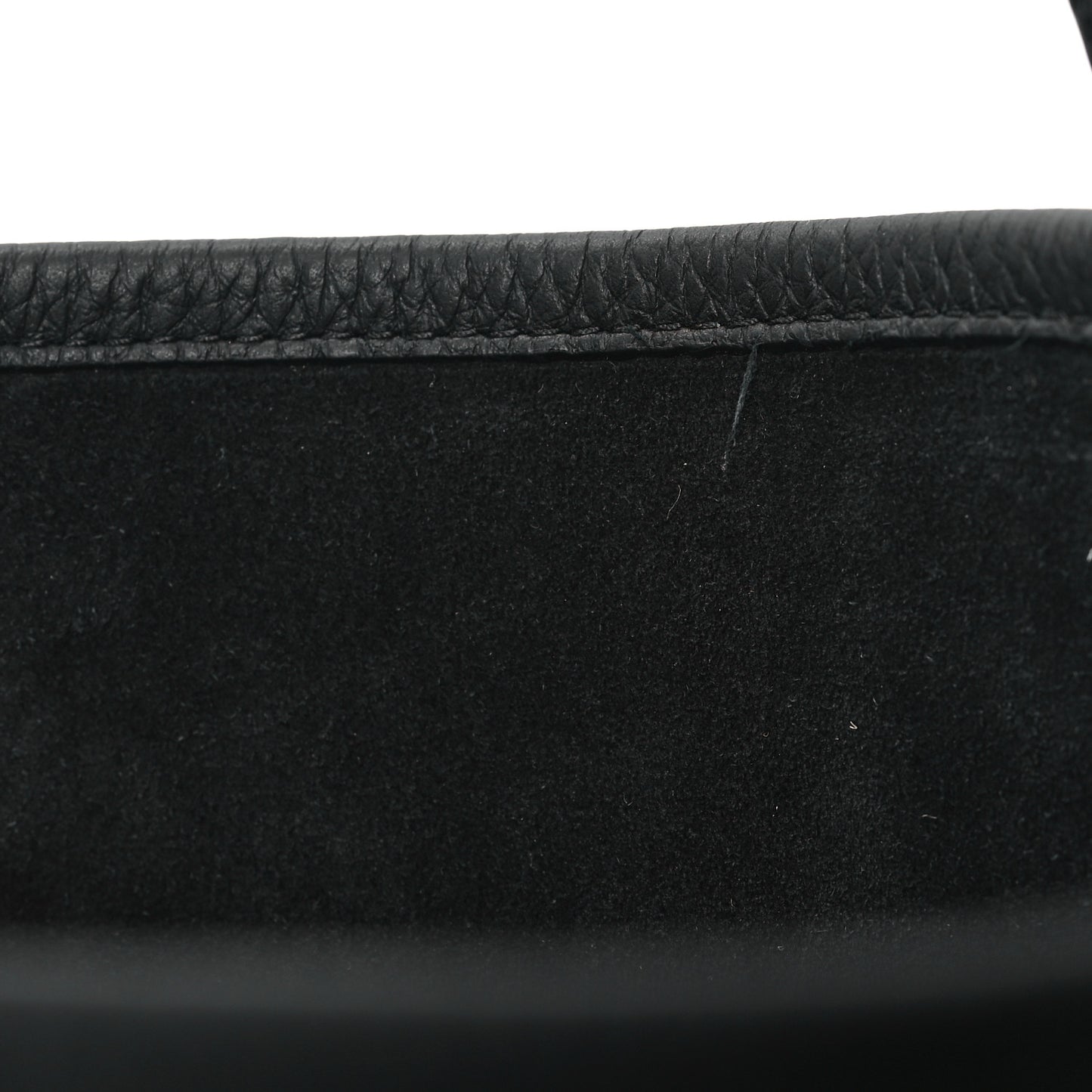 Grained Calfskin Medium N/S Park Tote Black