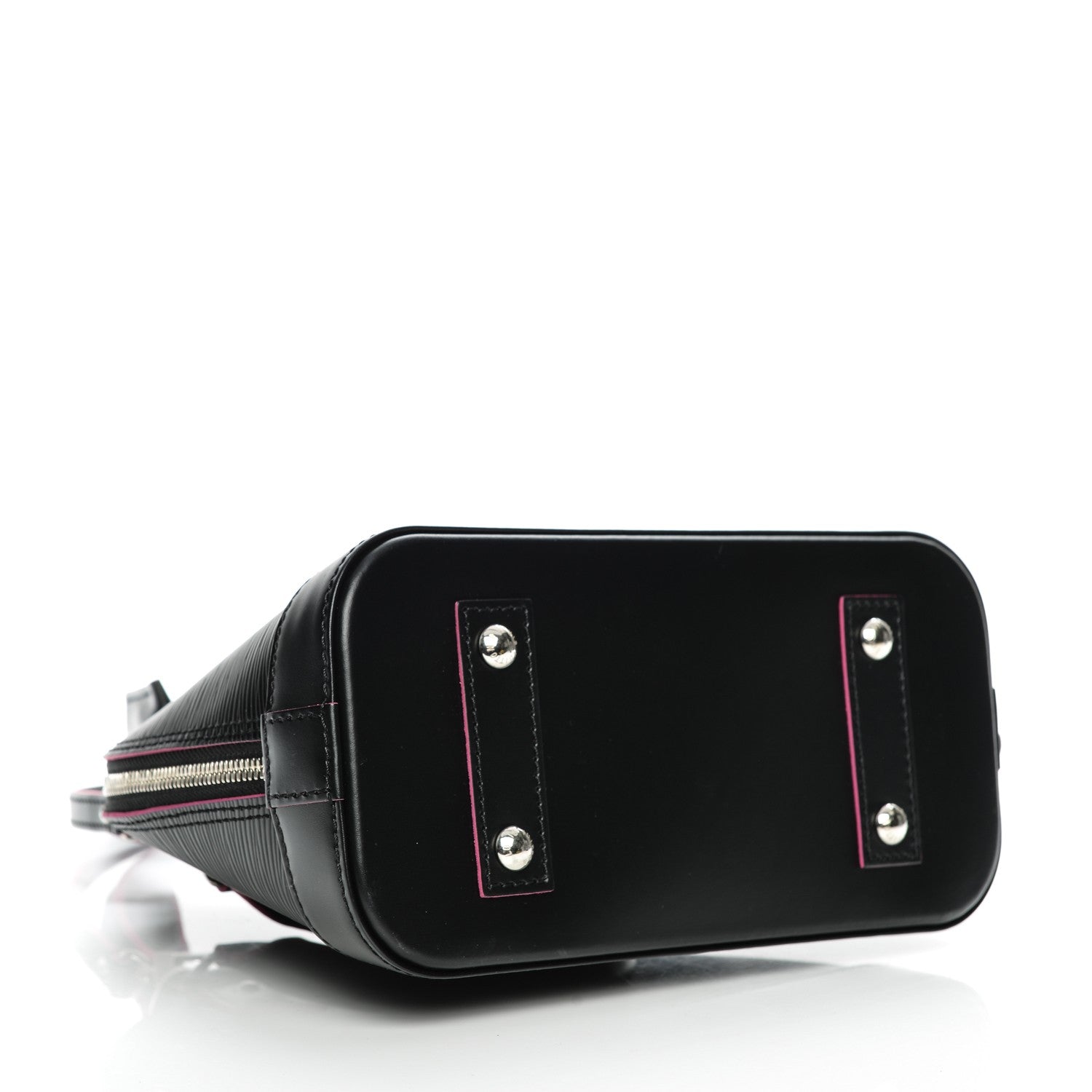 Louis Vuitton Epi Alma BB Black Hot Pink 4 of 6