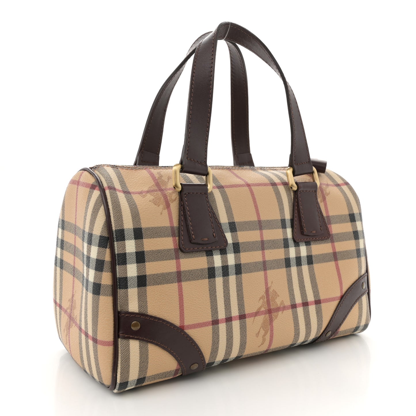 Haymarket Check Studded Bowler Brown