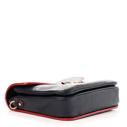 Louis Vuitton Empreinte Pochette Metis Marine Rouge 4 of 11