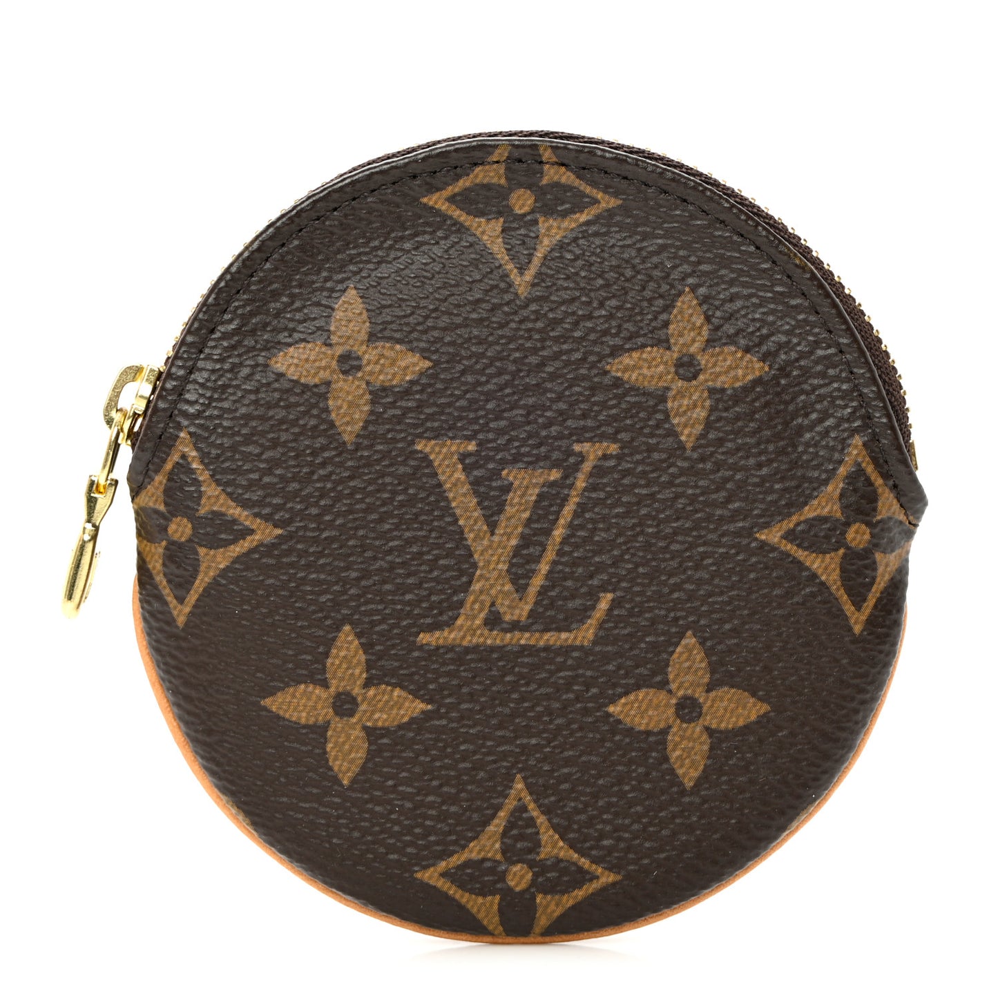 Monogram Round Coin Purse