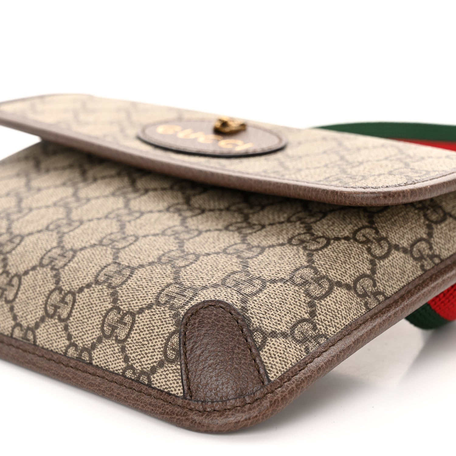 Gucci GG Supreme Monogram Neo Vintage Web Belt Bag Brown 11 of 11