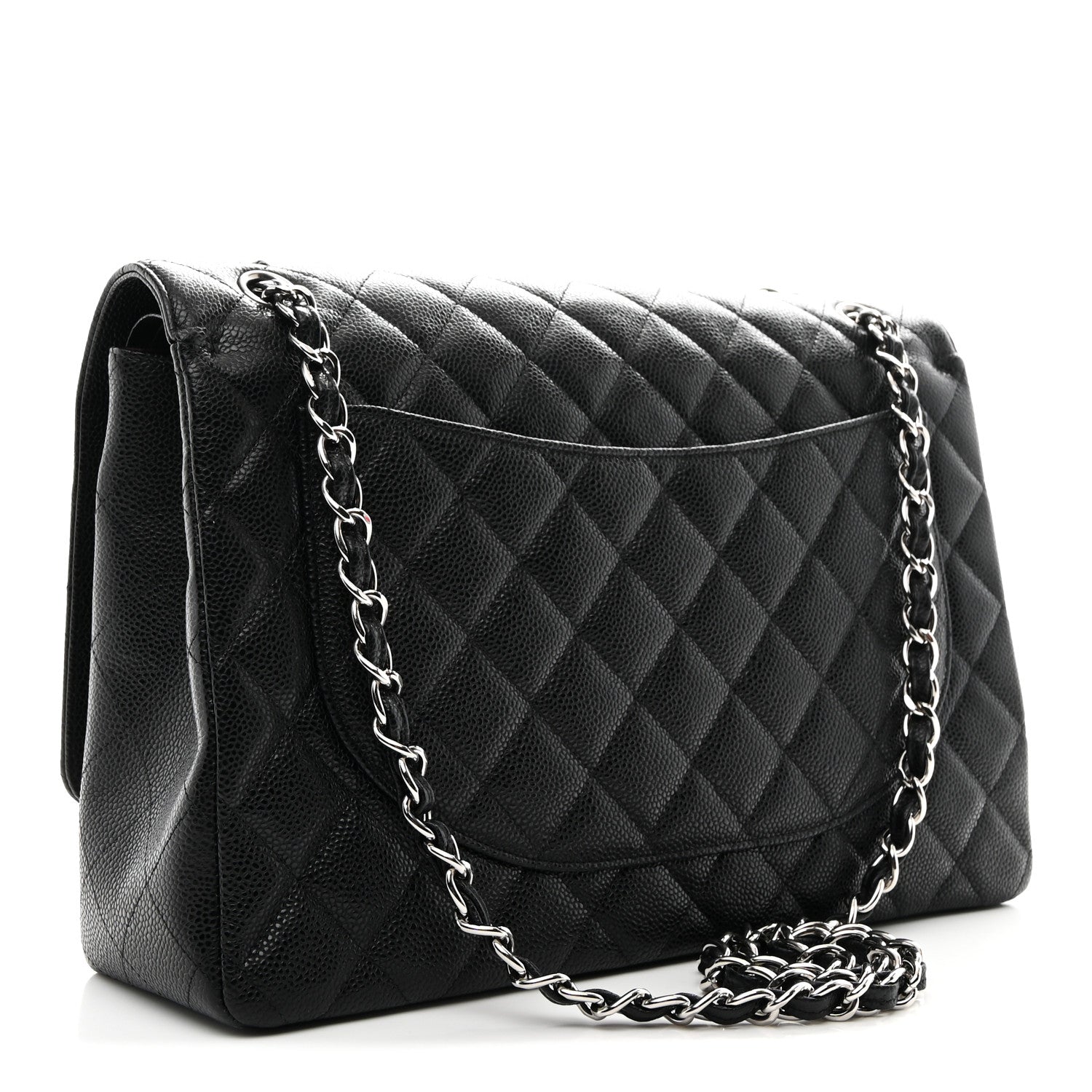 Chanel Caviar Quilted Maxi Double Flap Black 5 of 23